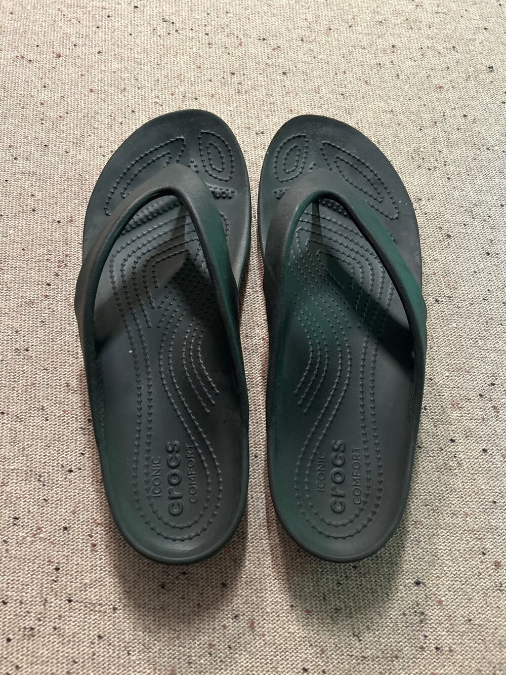 Crocs Kadee Sandals Flip Flops Women's 11 Black